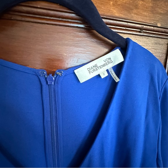 Diane von Furstenberg Milena Blue Sheath Dress - Picture 4 of 11